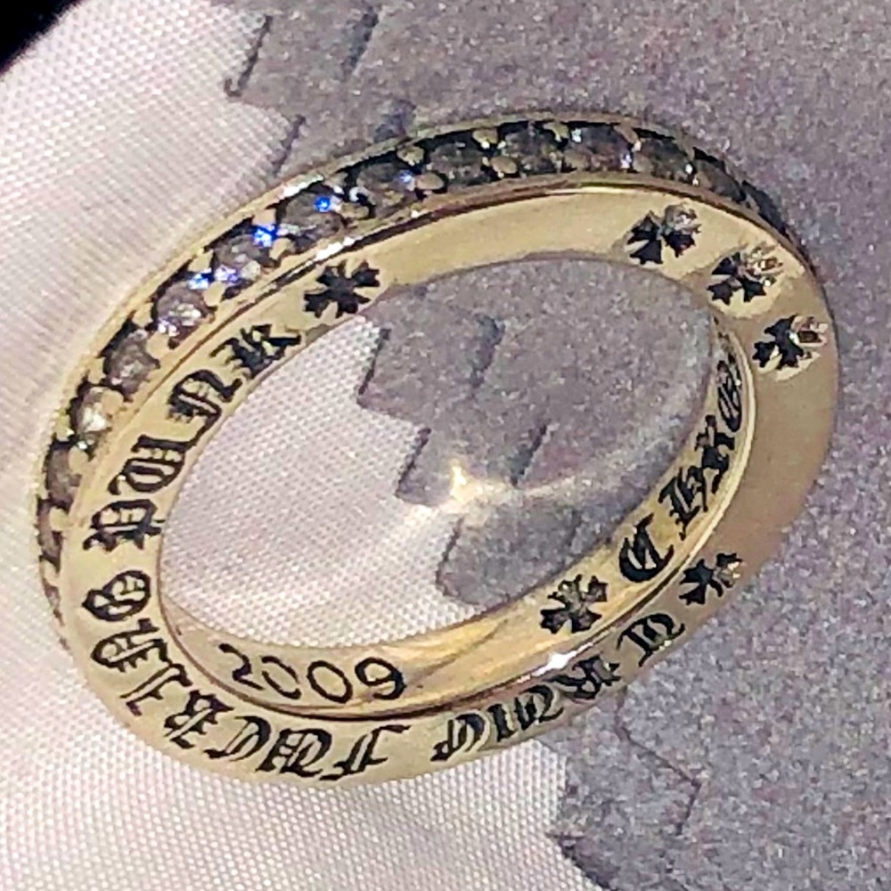 Make an offer! Chrome Hearts TFP Rhinestone Ring
